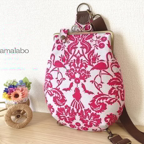 【HA-1801】18cm/角型口金/(新リボン×ブラック)