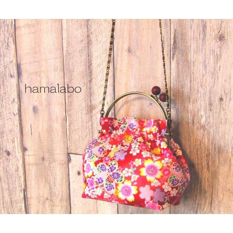 KT-2036】ベンリーがま口ポーチ(くしゅくしゅタイプ)の型紙＆レシピ