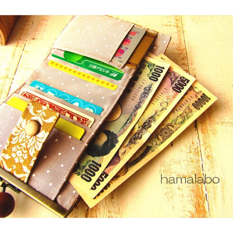 廃盤予定)【HA-1797】12cm浮き足口金/(新リボン×ブラック) | Hamalabo