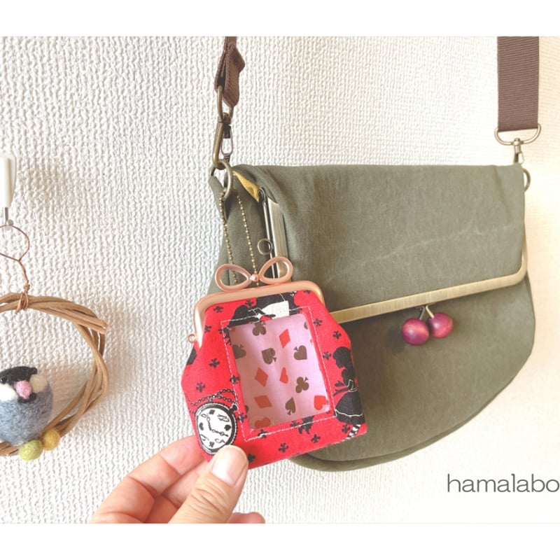 KT-2146】プチサイズ版！推しぬい用がま口ポーチの型紙＆レシピ【7.5cm