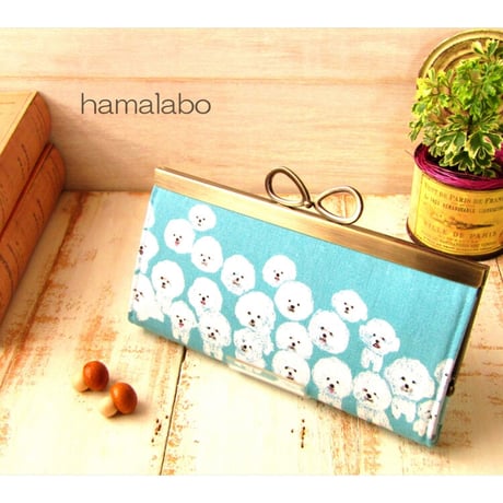 【HA-1800】19cm浮き足口金/(新リボン×アンティークゴールド)