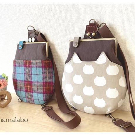 【HA-427】<ビスケット口金>18cm/角型(アンティークゴールド)・カン付き