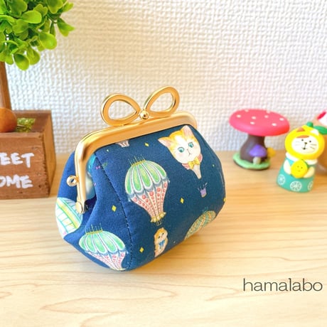 6月8日販売開始！【KT-2168】ミニサイズ♪がま口俵型ポーチの型紙＆レシピ【7.5cm用】