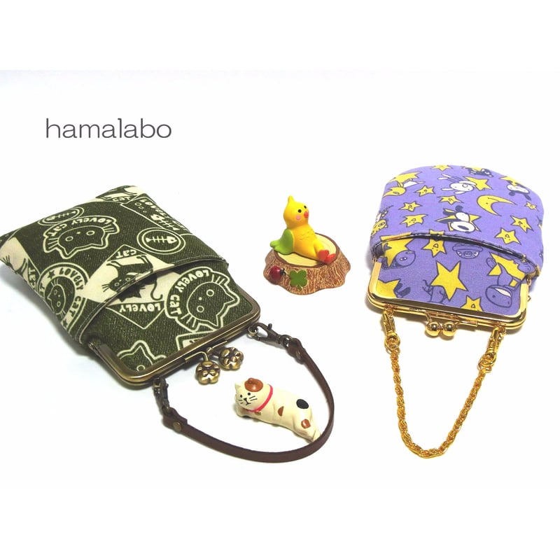 専用です！　がま口ポーチ　　ハンドメイド MY mama がま口 口金 卸売り ボックス用 ポーチ 手作り工房