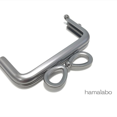 6月1日販売開始！サービス特価品＆限定【HA-2493-S】7.5cm/角型口金(リボン×ソフトブラック)