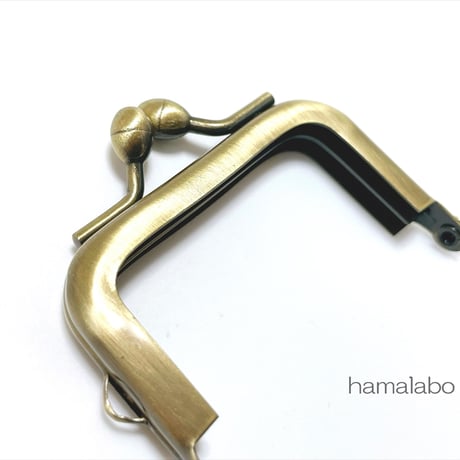 8月8日販売開始！アウトレット！【HA-b1225】5.5cm口金/ナツメひねり(アンティークゴールド)　5本セット
