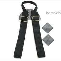 【HA-696】リュック用のショルダーひも(黒)