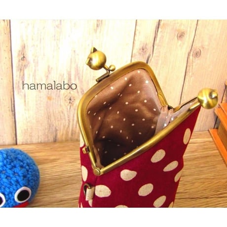 【KT-2038】がま口ペットボトルケース(ロング＆ショート)の型紙＆レシピ【9.9cm/くし型用】