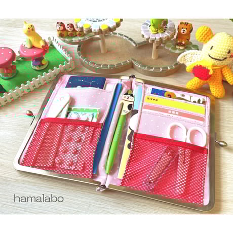 【HA-2414】17.7cm角型口金/ナツメひねり/アンティークゴールド