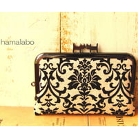 【KT-1049】がま口カードケースの型紙＆レシピ【12cm/角型用】