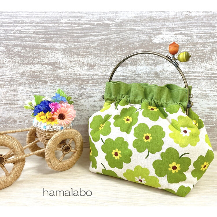 ユキエモン♥がま口バッグ♥ハンドメイド ユキエモン❤がま口バッグ❤ハンドメイド ハンドメイド yukiemon