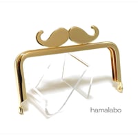 限定＆特価品！1本152円！【HA-2562】ヒゲ口金/10cm角型Sサイズ(ゴールド)