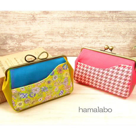 【HA-2019】16.5cm木玉/角型(茶色の木キューブ×アンティークゴールド)