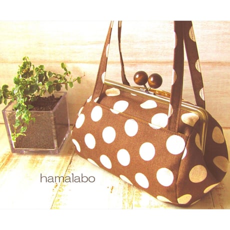 【HA-1802】18cm/角型口金/(新リボン×アンティークゴールド)