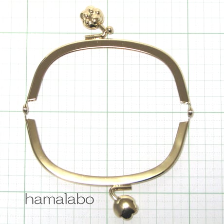 【HA-1102】10cm/くし型(肉球)・ゴールド