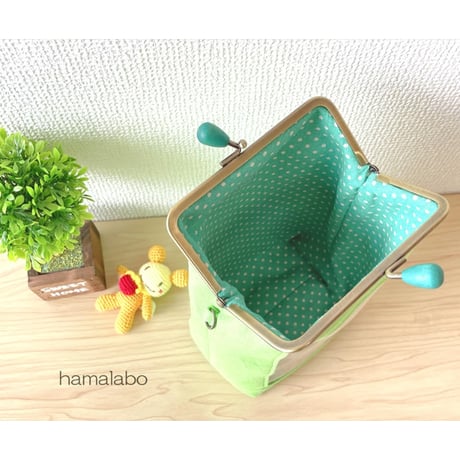 【KT-2141】通常サイズ版！推しぬい用がま口ポーチ(ショルダー可能)の型紙＆レシピ【12cm/角型用】