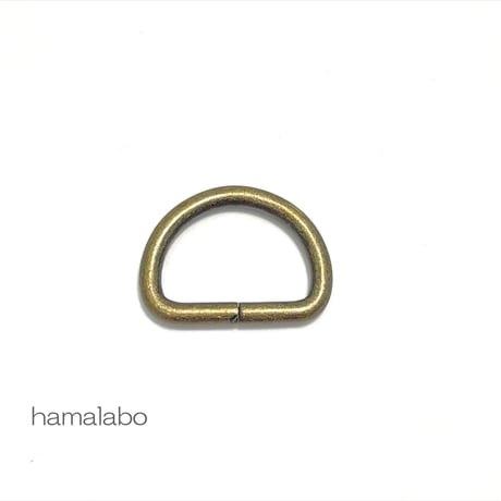 【HA-707】Dカン(15mm幅)×4個入り(アンティークゴールド)
