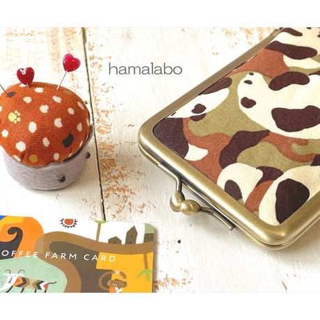 【HA-2231】ナツメひねり口金 7.5cm角型/足長タイプ (ゴールド)