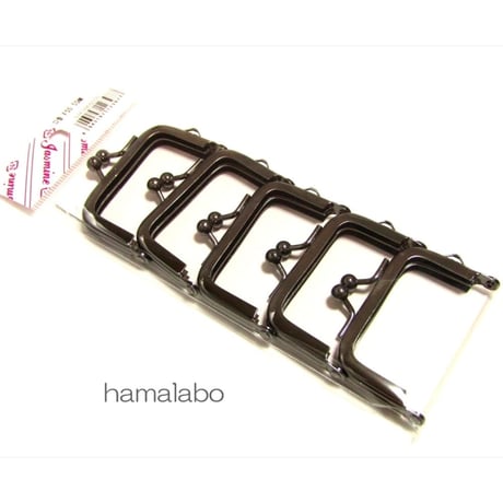 【HA-1694】5.5cm口金/(ブラック)　5本セット