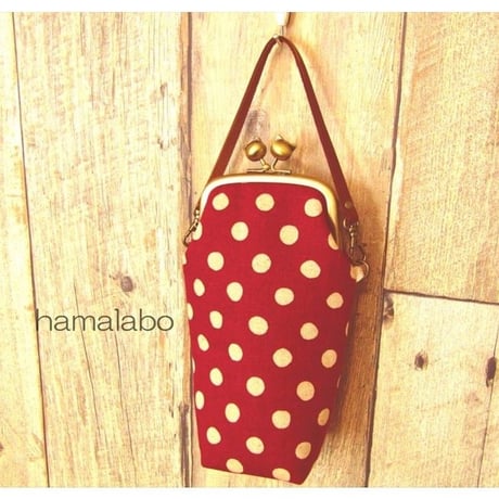 【KT-2038】がま口ペットボトルケース(ロング＆ショート)の型紙＆レシピ【9.9cm/くし型用】