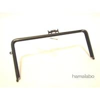 <廃盤予定>【HA-1319】ペアネコ口金/22cm角型(ブラック)