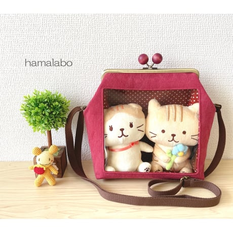 【HA-1892】18cm/角型口金/(アメ玉×アンティークゴールド)