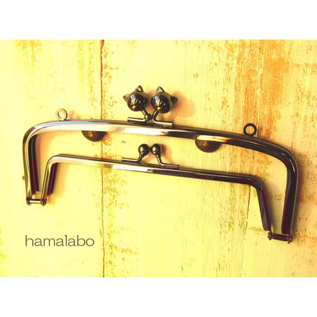 0098 親子がま口口金21cm 古金美 5本 CATEGORY 親子口金(19cmサイズ) | Hamalabo-2nd /がま口の口金と