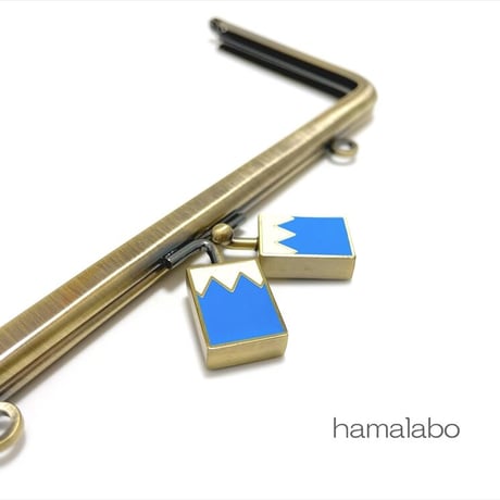 初回のみ大特価！【HA-2296】18cm/角型(新撰組×アンティークゴールド)・カン付き