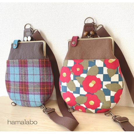 【HA-401】メタルフラワー口金(18cm角型/ピンク×アンティーク)・カン付き