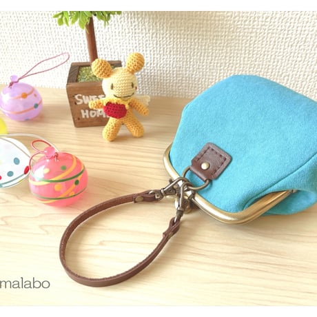 【KT-2153】☆アーチ窓＆マチ別タイプ☆推しぬい用がま口ポーチの型紙＆レシピ【9.9cm/くし型用】