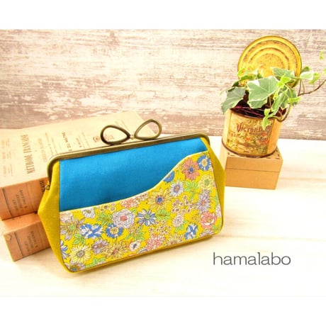 初回特価！【HA-2163】リングリボン口金 16.5cm/角型(ソフトゴールド)