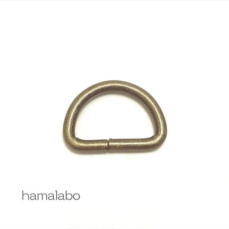 【HA-698】Dカン(20mm幅)×4個入り(アンティークゴールド)