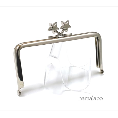 ハマラボの口金12㌢20個セット CATEGORY 12cm角型の口金 | Hamalabo-2nd /がま口の口金と型紙＆作り方