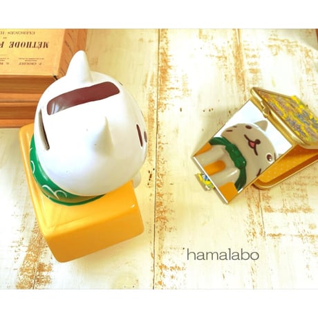 【KT-2100】縦型がま口ミラーケース(立て鏡＆手鏡)の型紙＆レシピ【7.5cm(足長タイプ)/角型用】