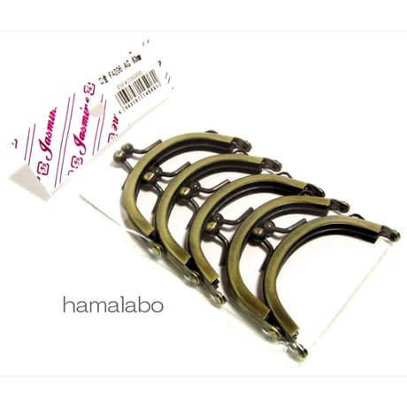 【HA-1719】6cm口金/アンティークゴールド)　5本セット