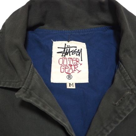 1980's〜USA製 STUSSY (OUTER GEAR) 白タグ 実寸(L-XL) |...