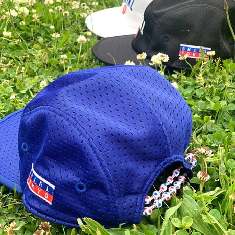 CATERPP X SHIRL コラボ 6パネルキャップ ROYAL BLUE[替用柄入りアジャスターコード1個付属]