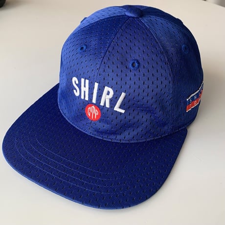 CATERPP X SHIRL コラボ 6パネルキャップ ROYAL BLUE[替用柄入りアジャスターコード1個付属]