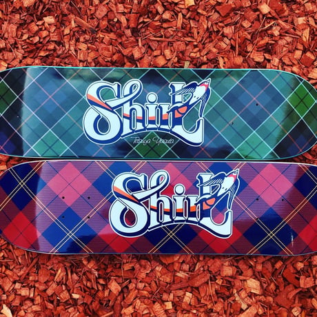 TEAM RED TARTAN CHECK  DECK  [MADE IN USA]