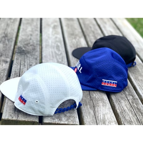 CATERPP X SHIRL コラボ 6パネルキャップ ROYAL BLUE[替用柄入りアジャスターコード1個付属]