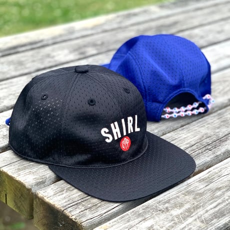CATERPP X SHIRL コラボ 6パネルキャップ ROYAL BLUE[替用柄入りアジャスターコード1個付属]