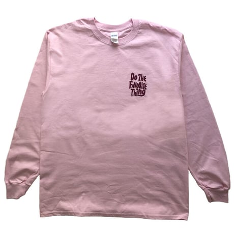 DO THE FAVORITE THING L/S TEE PINK