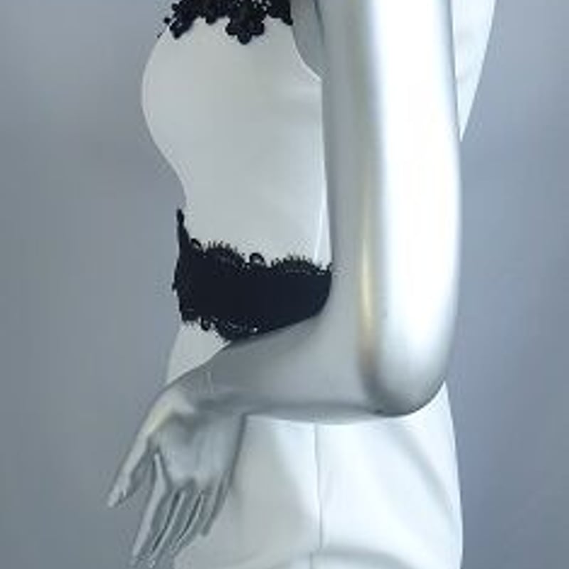 【MuFan】黒ワンピース2909 ≪通常販売≫【THE DRESS #50】high neck tuck jacquard