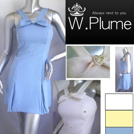 w.plume レッドフリルナイトドレス w.plume レッドフリルナイトドレス - メルカリ