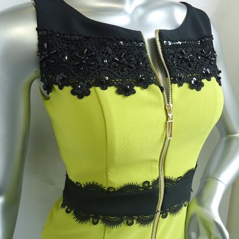 【MuFan】黒ワンピース2909 ≪通常販売≫【THE DRESS #50】high neck tuck jacquard