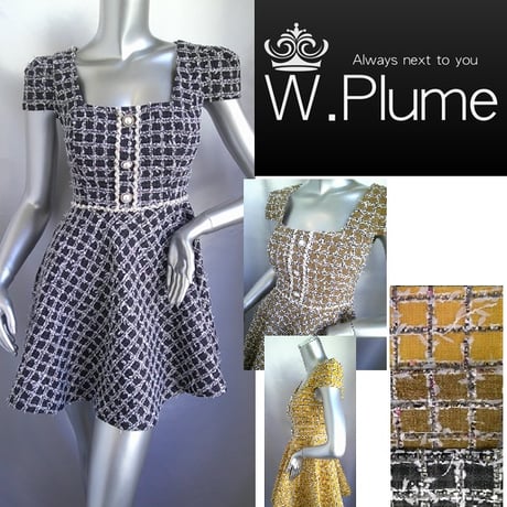 W.Plume ホワイト ナイト ドレス Sサイズ W.Plume ホワイト ナイト ドレス Sサイズ
