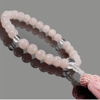 【高級念珠 】〜ローズクォーツ〜女性用12ミリ