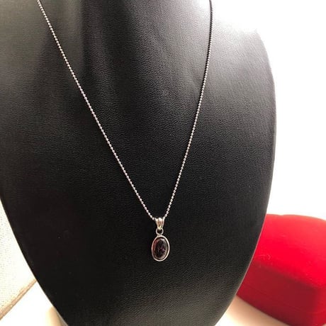 【恋愛・結婚・マイナスイオン】高品質ルベライト・トルマリンペンダントトップ×ネックレスチェーン〜魅惑の赤いシリーズ・和名は紅電気石〜ブラジル産 一点物