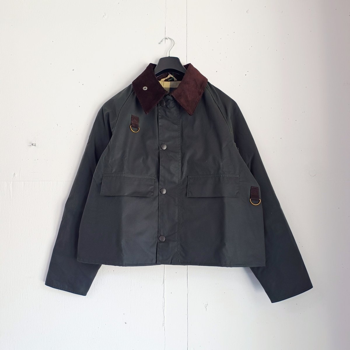 BARBOUR】SPEY スペイ ワックスコットン ショートブルゾン バブアー