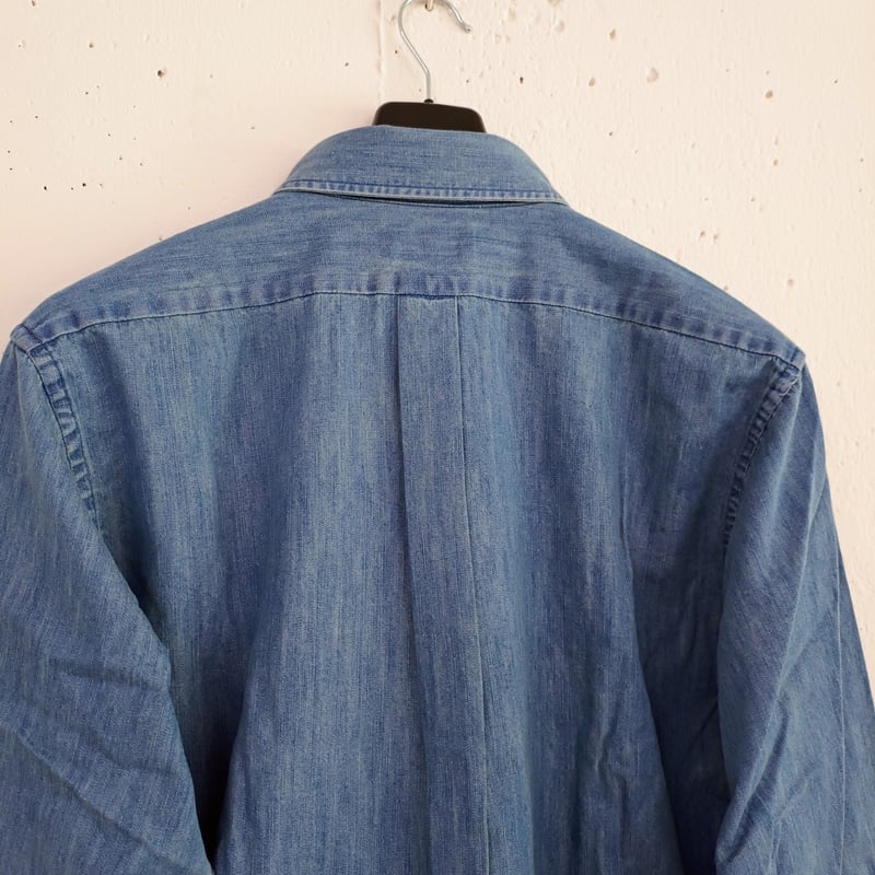 MANUAL ALPHABET】6oz DENIM BD SHT BULGING FIT マ MANUAL ALPHABET】6oz DENIM BD SHT BULGING FIT マ